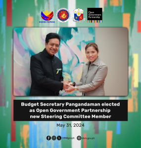 Budget Secretary Pangandaman elected as Open Government Partnership new Steering Committee Member 