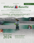 General Appropriations Act (GAA)  Volume I-A FY 2024