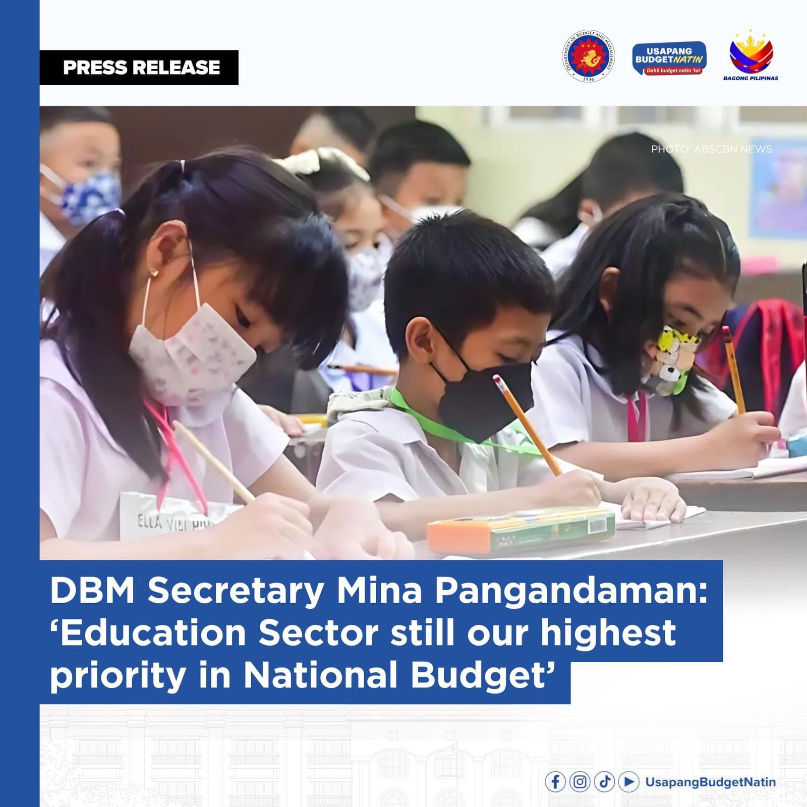 Education Sector still our highest priority in National Budget’