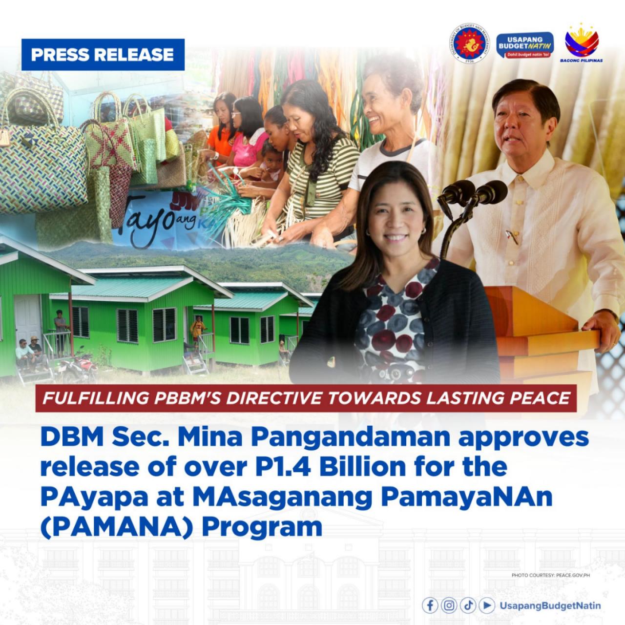 Fulfilling PBBM's directive towards lasting peace