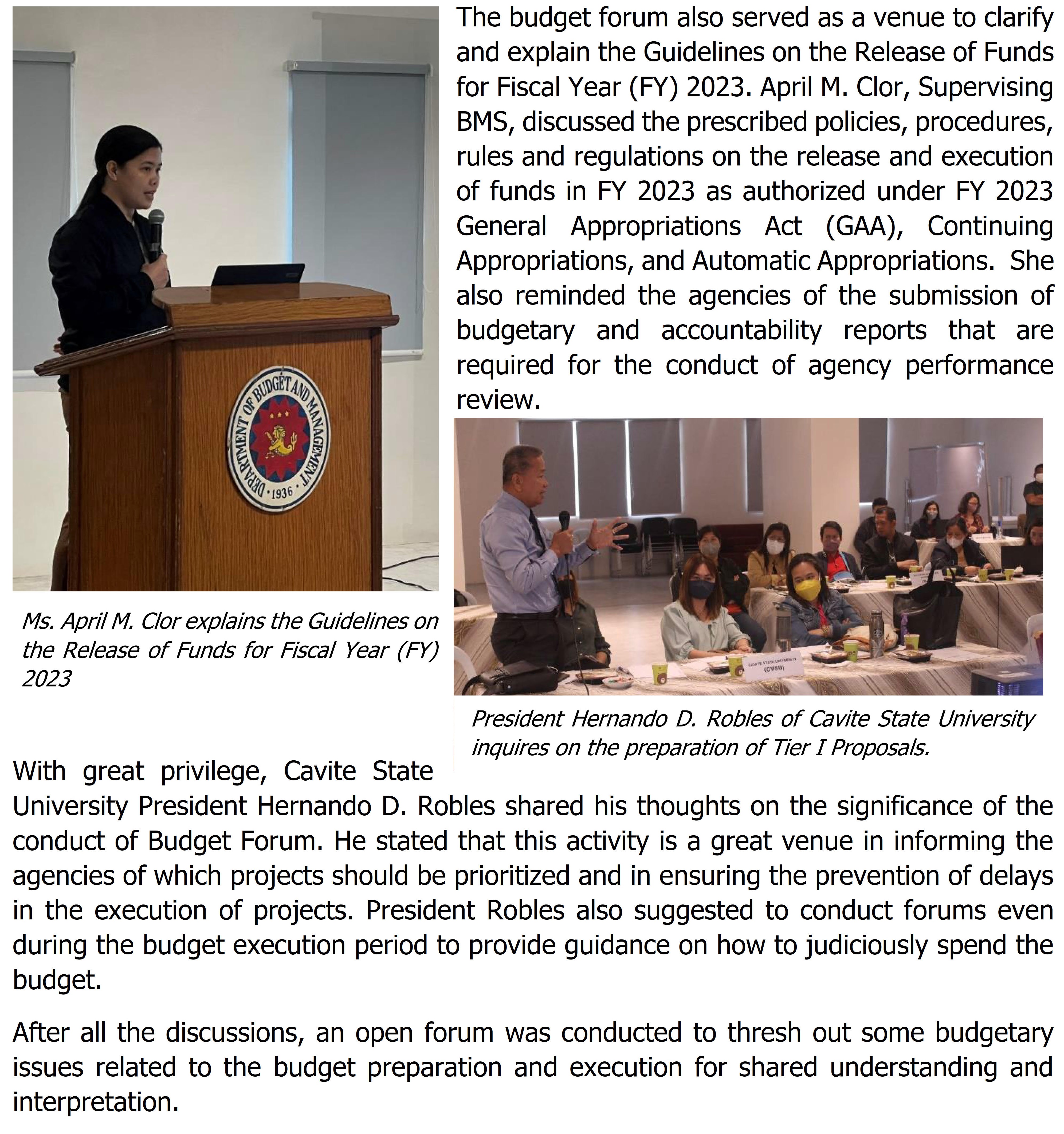 Budget Forum 4